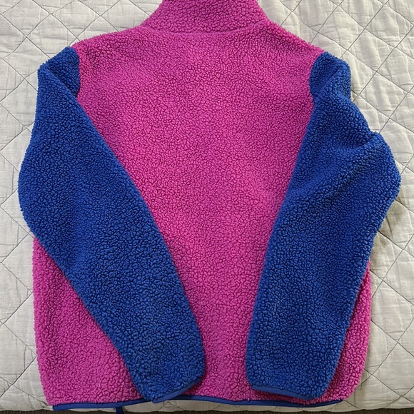 Purple & blue Sherpa jacket - Picture 7 of 7